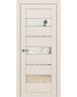 Турин_526АППmax.122 молдинг алюм.хром ЭКО-шпон Ясень перламутровый