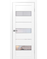 Турин_526АПС.122 молдинг алюм.хром ЭКО-шпон Белый снежный