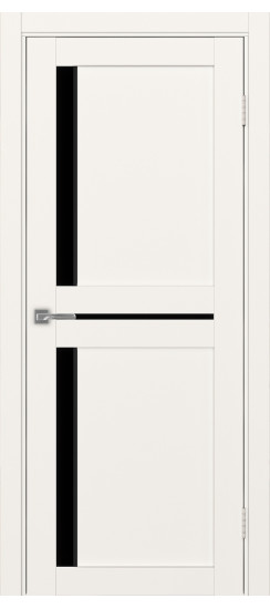 Межкомнатная дверь Турин_523АПП.221 молдинг алюм.чёрн.60  Бежевый