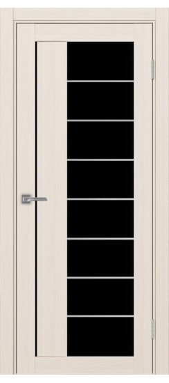 Межкомнатная дверь Турин_524АСС.22 молдинг алюм.хром.60  Ясень перламутровый