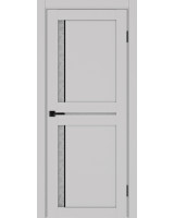 Турин_523АПС.221 молдинг алюм.чёрн. ЭКО-шпон Пепельный