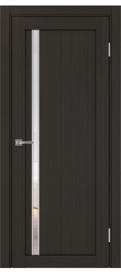 Межкомнатная дверь Турин_527АПС.121 молдинг алюм.хром.35  Венге FL