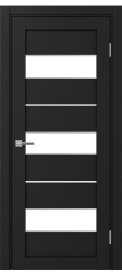 Межкомнатная дверь Турин_526АПС.122 молдинг алюм.хром.40  Антрацит