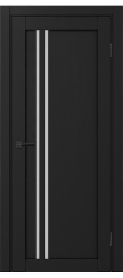 Межкомнатная дверь Турин_525АПС.121 молдинг алюм.чёрн.60  Антрацит