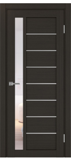 Межкомнатная дверь Турин_554АПП.21 молдинг алюм.хром.60  Венге FL