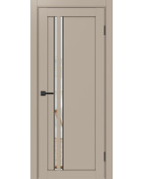 Турин_525АПС.121 молдинг алюм.чёрн. ЭКО-шпон Мокко