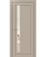 Турин_528AПП.121 молдинг алюм.хром ЭКО-шпон Мокко