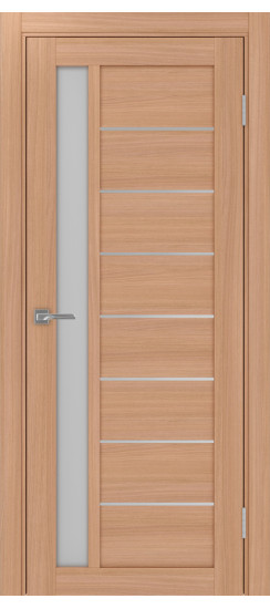 Межкомнатная дверь Турин_554АПП.21 молдинг алюм.хром.60  Ясень тёмный