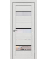 Турин_526АПС.122 молдинг алюм.чёрн. ЭКО-шпон Ясень серебристый