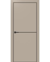 Неаполь_202 молдинг алюм.чёрн. ЭКО-шпон Мокко