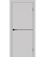 Неаполь_202 молдинг алюм.чёрн. ЭКО-шпон Пепельный