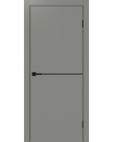 Неаполь_202 молдинг алюм.чёрн. ЭКО-шпон Серый