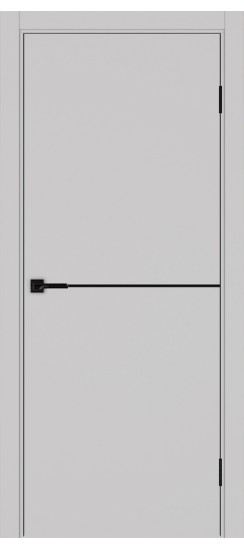 Неаполь_202 молдинг алюм.чёрн.35  Пепельный