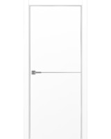 Неаполь_202 молдинг алюм.хром ЭКО-шпон Белый снежный