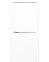 Неаполь_202 молдинг алюм.хром ЭКО-шпон Белый снежный