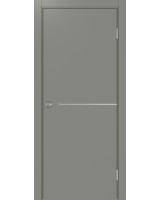 Неаполь_202 молдинг алюм.хром ЭКО-шпон Серый