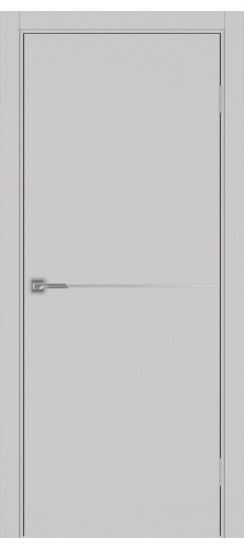 Неаполь_202 молдинг алюм.хром.35  Пепельный