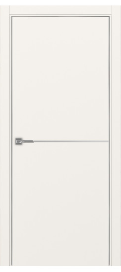 Неаполь_202 молдинг алюм.хром.35  Бежевый (алюм. кромка: С двух сторон)