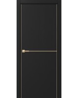 Неаполь_202 молдинг алюм.золото ЭКО-шпон Антрацит