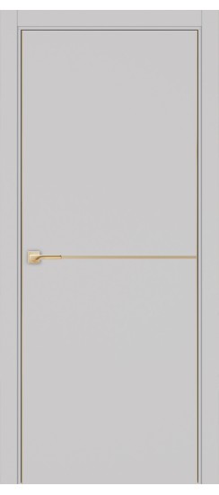 Неаполь_202 молдинг алюм.золото.30  Пепельный (алюм. кромка: С двух сторон)