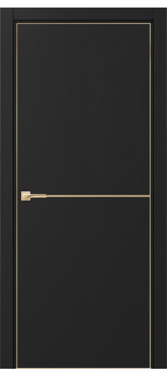 Неаполь_202 молдинг алюм.золото.30  Антрацит (алюм. кромка: С четырех сторон)