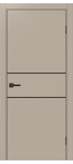 Неаполь_203 молдинг алюм.чёрн.30  Мокко