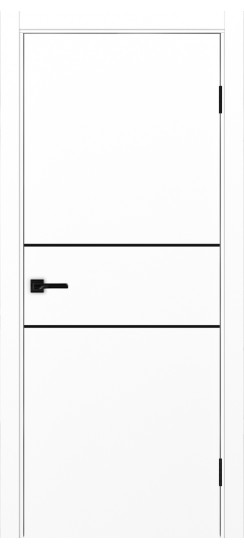Неаполь_203 молдинг алюм.чёрн.35  Белый снежный