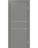 Неаполь_203 молдинг алюм.хром ЭКО-шпон Серый