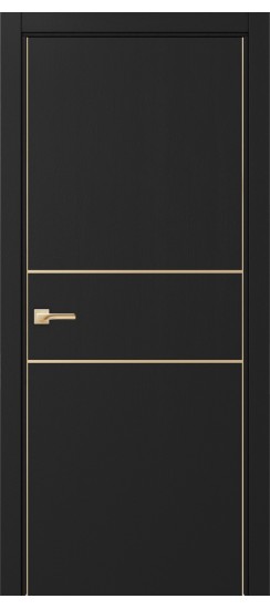 Неаполь_203 молдинг алюм.золото.30  Антрацит (алюм. кромка: С двух сторон)