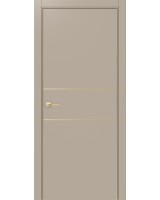 Неаполь_203 молдинг алюм.золото ЭКО-шпон Мокко