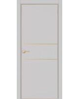 Неаполь_203 молдинг алюм.золото ЭКО-шпон Пепельный