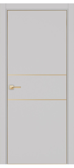 Неаполь_203 молдинг алюм.золото.30  Пепельный (алюм. кромка: С четырех сторон)