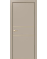 Неаполь_203 молдинг алюм.золото ЭКО-шпон Мокко