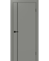 Неаполь_204 молдинг алюм.чёрн. ЭКО-шпон Серый