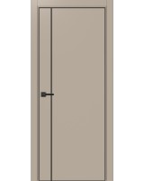 Неаполь_204 молдинг алюм.чёрн. ЭКО-шпон Мокко