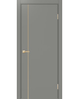 Неаполь_204 молдинг алюм.золото ЭКО-шпон Серый