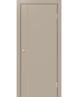 Неаполь_204 молдинг алюм.золото ЭКО-шпон Мокко