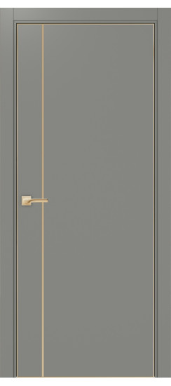 Неаполь_204 молдинг алюм.золото.30  Серый (алюм. кромка: С четырех сторон)