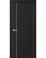 Неаполь_204 молдинг алюм.золото ЭКО-шпон Антрацит