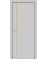 Неаполь_204 молдинг алюм.золото ЭКО-шпон Пепельный