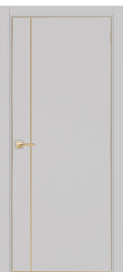 Неаполь_204 молдинг алюм.золото.30  Пепельный (алюм. кромка: С четырех сторон)