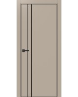 Неаполь_205 молдинг алюм.чёрн. ЭКО-шпон Мокко