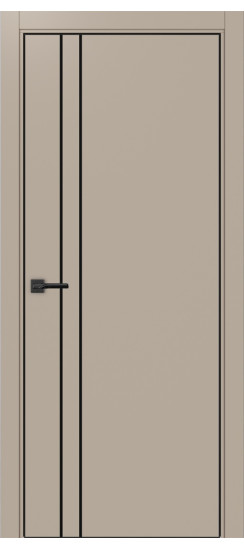 Неаполь_205 молдинг алюм.чёрн.30  Мокко