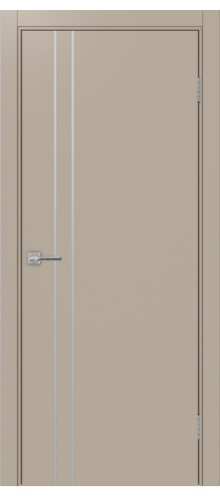 Неаполь_205 молдинг алюм.хром.30  Мокко (с врезкой)