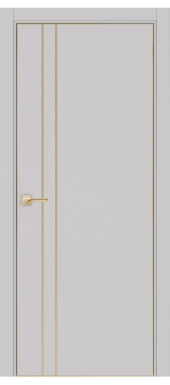 Неаполь_205 молдинг алюм.золото.30  Пепельный (алюм. кромка: С четырех сторон)