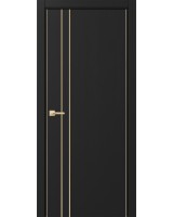 Неаполь_205 молдинг алюм.золото ЭКО-шпон Антрацит