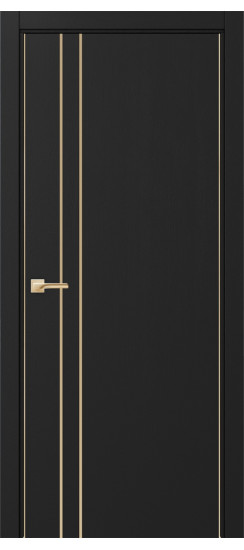 Неаполь_205 молдинг алюм.золото.30  Антрацит (алюм. кромка: С двух сторон)