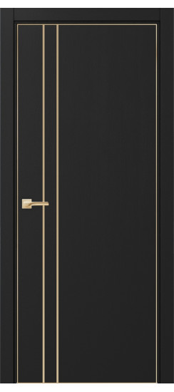 Неаполь_205 молдинг алюм.золото.30  Антрацит (алюм. кромка: С четырех сторон)