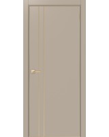 Неаполь_205 молдинг алюм.золото ЭКО-шпон Мокко