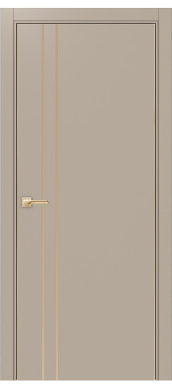 Неаполь_205 молдинг алюм.золото.30  Мокко (под замок)